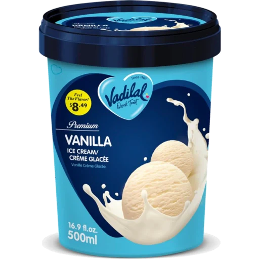 Vadilal Vanilla Ice Cream 500ml