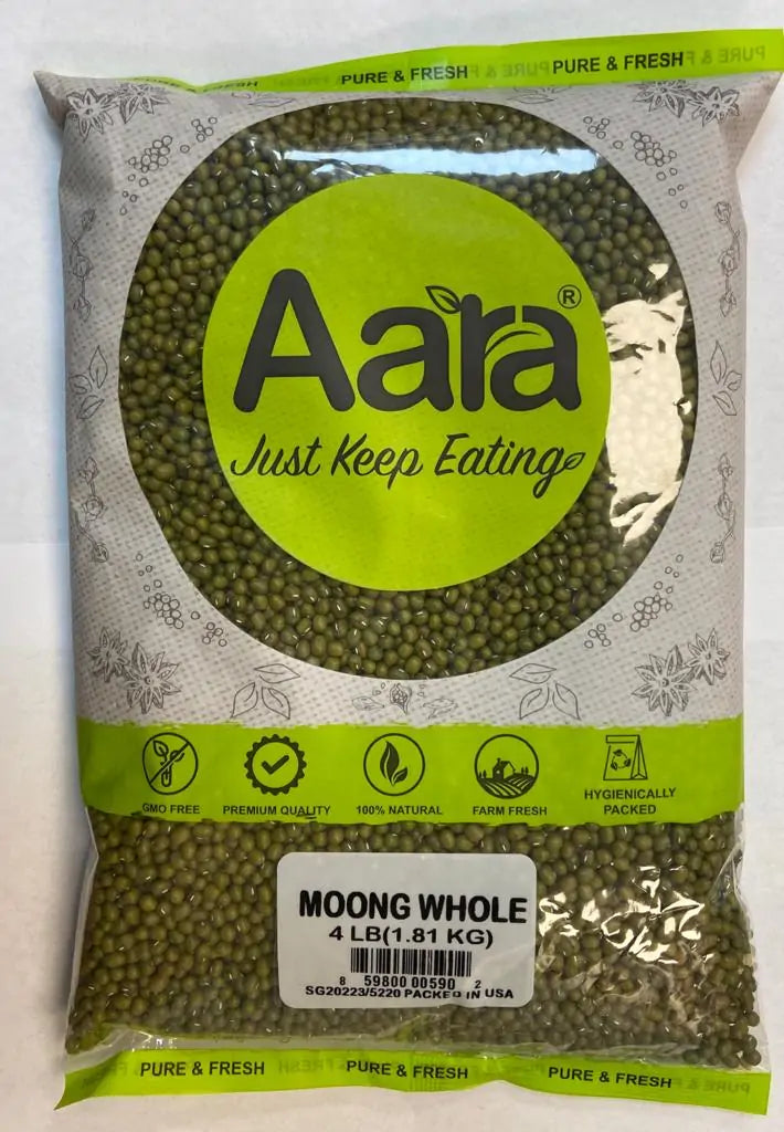 Aara Moong Whole 4 Lb