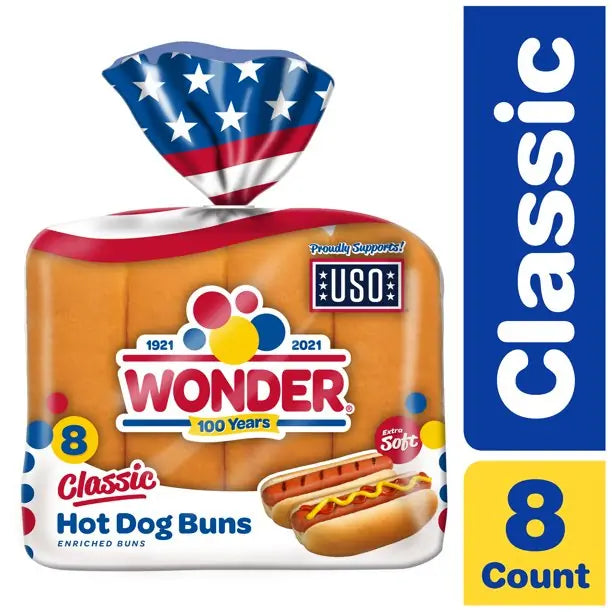 Wonder Classic Hot Dog Buns (8 PCS)