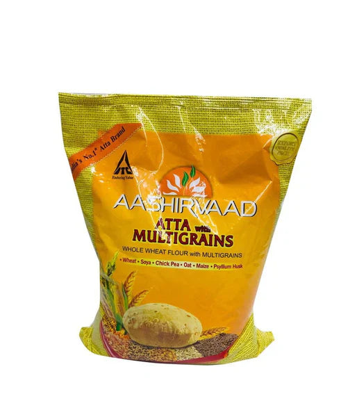 Aashirvaad Whole Wheat Multigrain Flour 4Lb