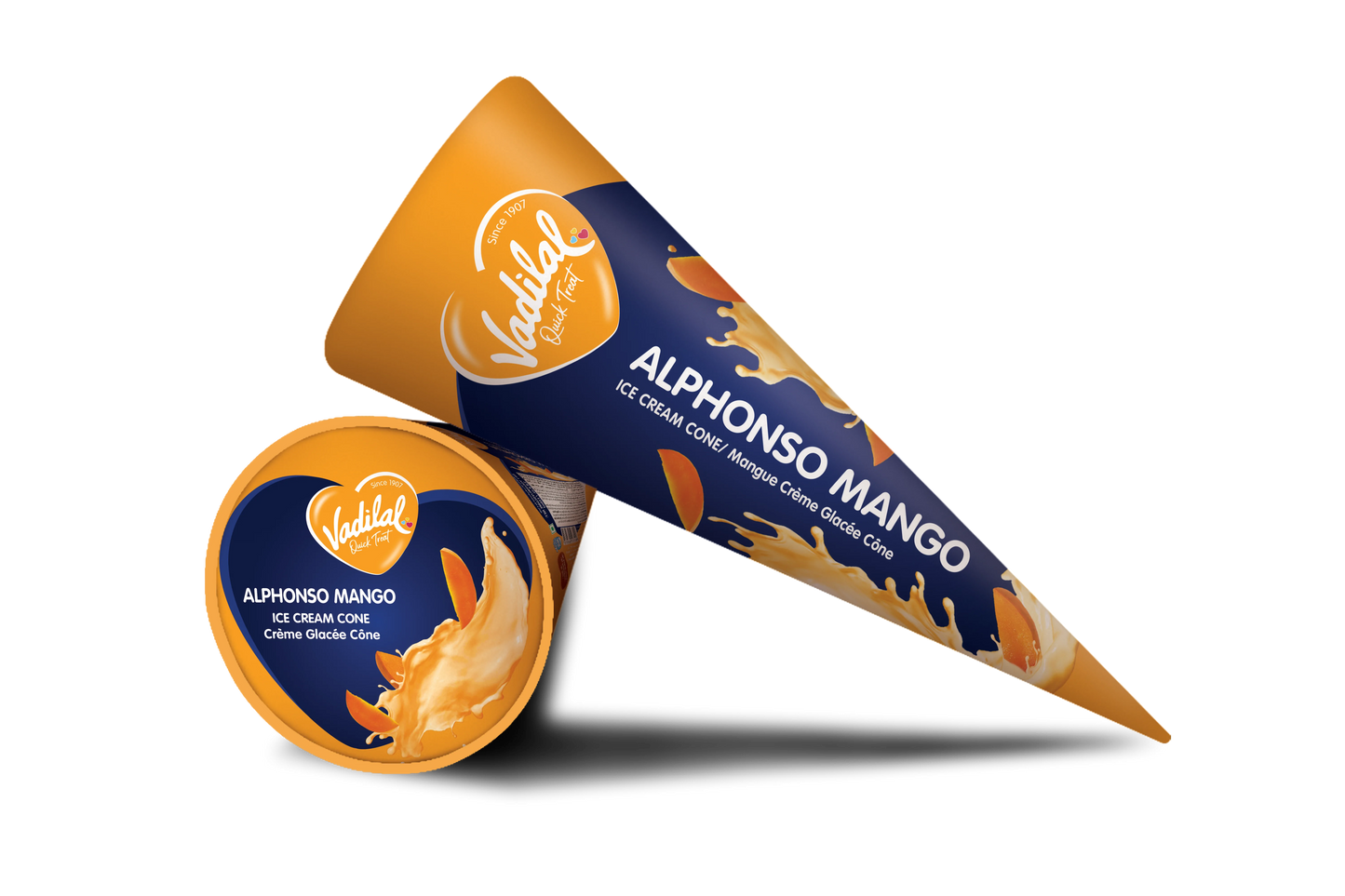 Vadilal Ice Cream Cone - (Alphonso Mango-110 ML)