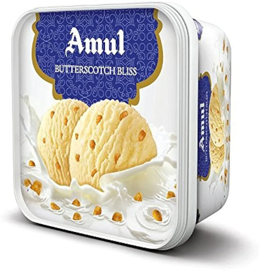 Amul Butterscotch Bliss Ice-Cream 1Ltr