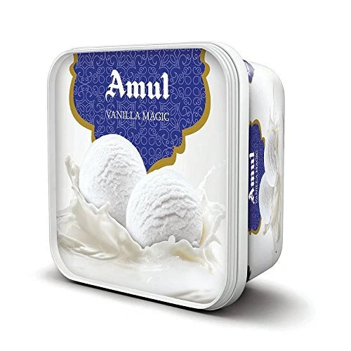 Amul Vanilla Magic Ice Cream 1Ltr
