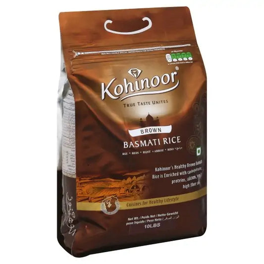 Kohinoor Brown Basmati Rice 10 Lb