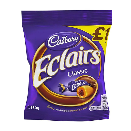Cadbury Chocolate Eclairs Bag 130Gm