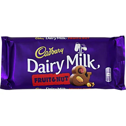 Cadbury Dairy Milk Fruit Nut Chocolate 110Gm