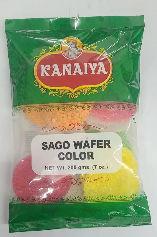 Kanaiya Sago Wafer Color - 200 GM