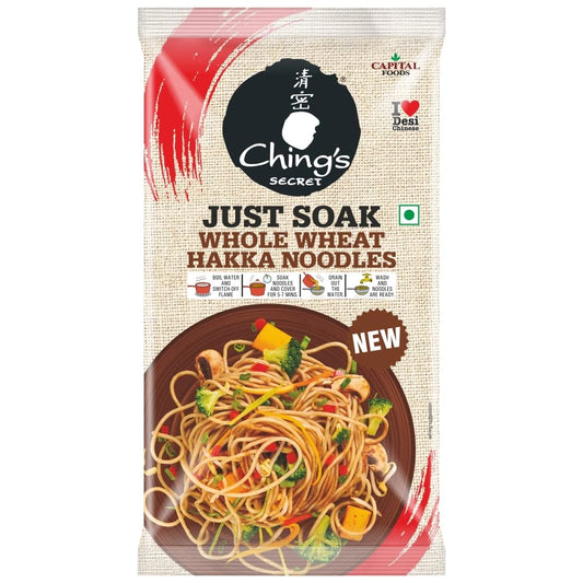 Chings Just Soak Whole Wheat Hakka Noodles 150g