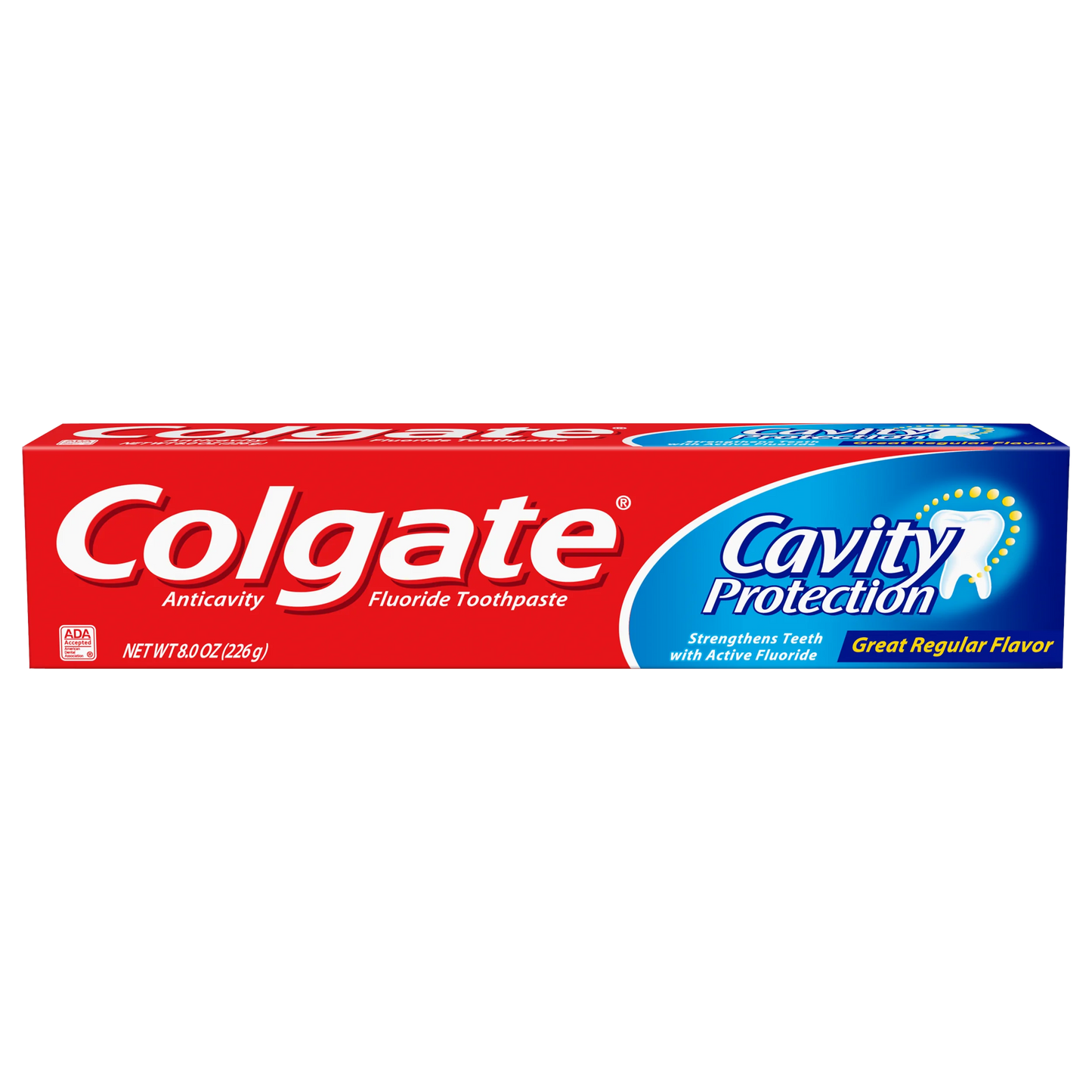 Colgate Cavity Protection Toothpaste with Fluoride, Great Regular Flavor - 6 OZ