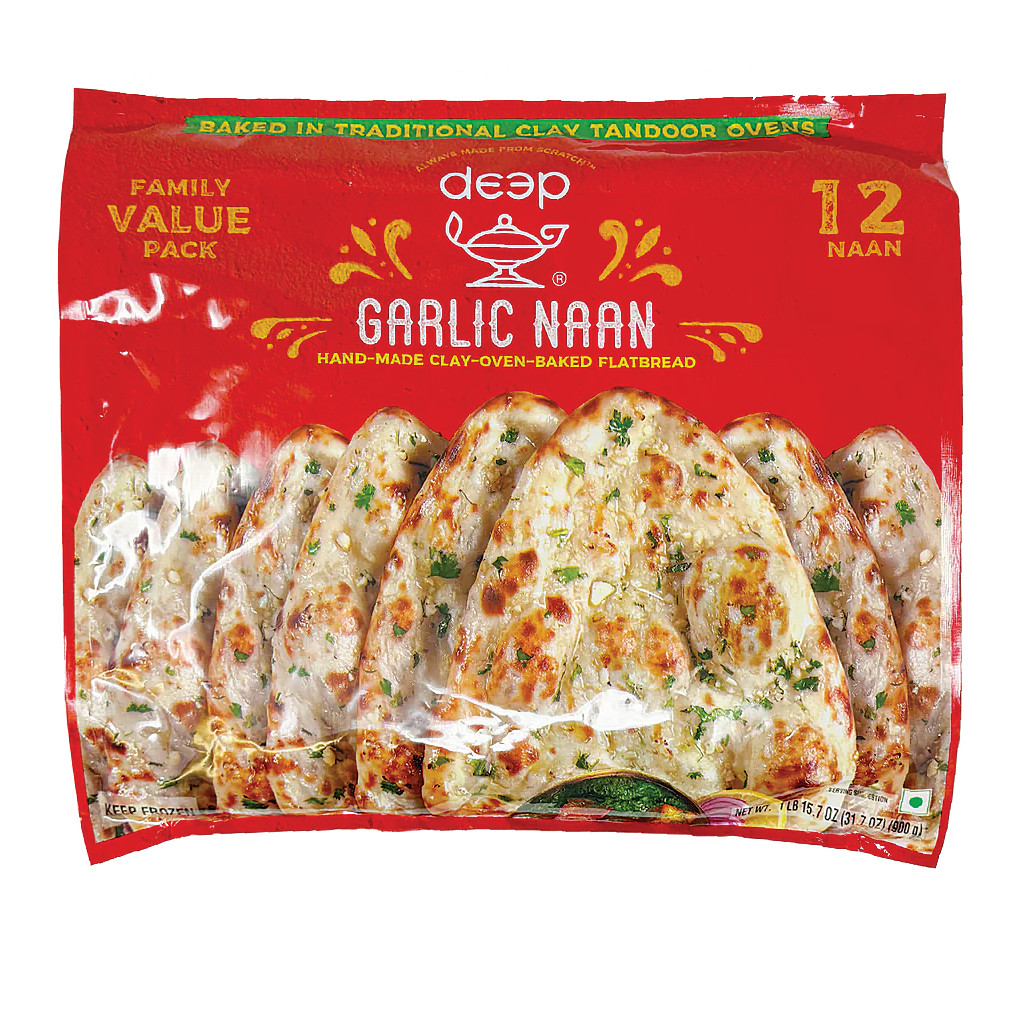 Deep Garlic Naan Family pack