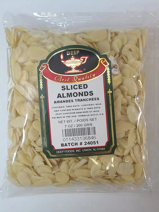 Deep Blanched Sliced Almonds - 7 OZ (200 GM)