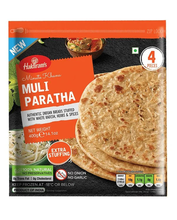 Haldiram's Muli Paratha 400Gm