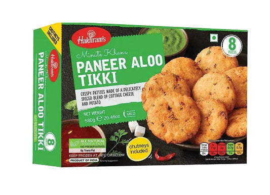 Haldiram's Paneer Aloo Tikki 580Gm