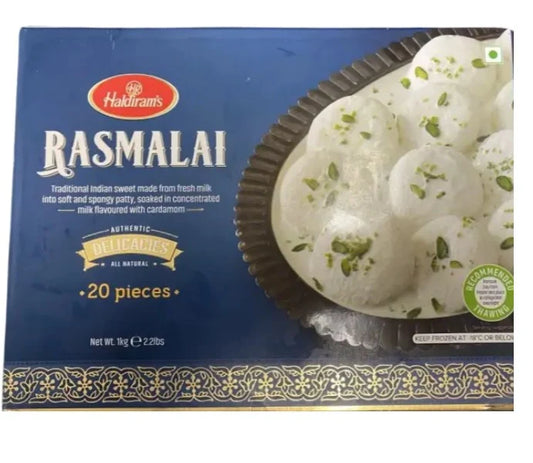 Haldiram's Rasmalai (20 pc) 1 kg