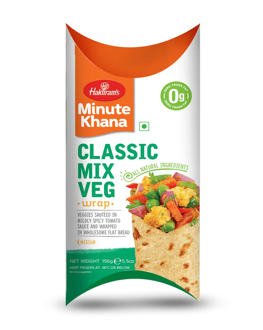 Haldiram's Classic Mix Veg Wrap 156Gm