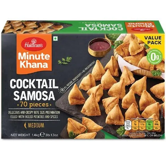 Haldiram's Cocktail Samosa (Family Pack) 1.4Kg