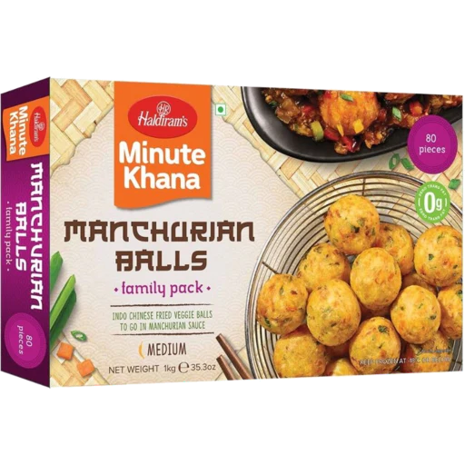 Haldiram's Manchurian Balls 80pcs 1Kg