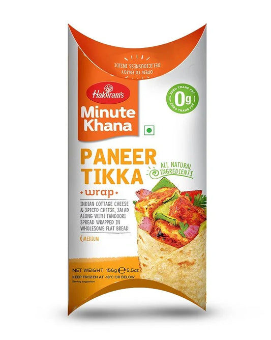 Haldiram's Paneer Tikka Wrap 156Gm