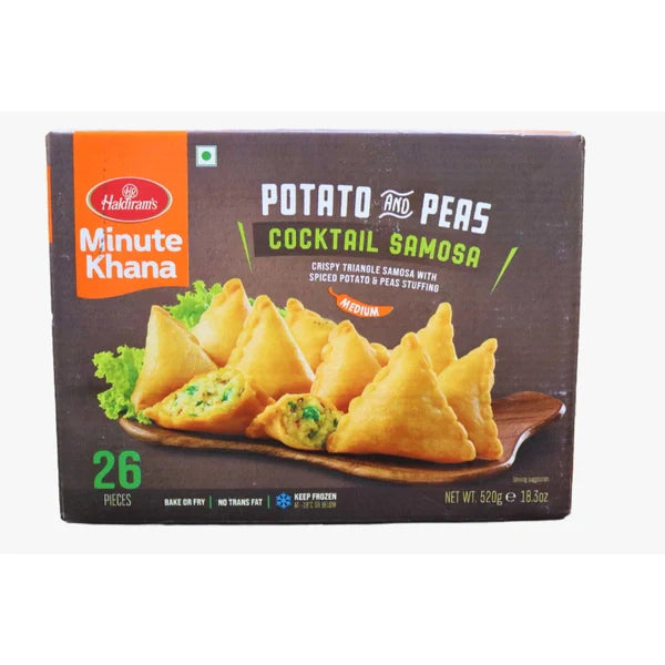 Haldiram's Potato Peas Samosa 520Gm