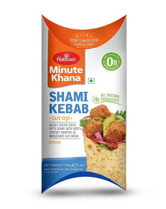 Haldiram's Shami Kebab Wrap 156Gm