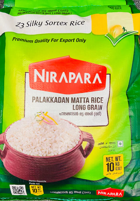 Nirapara Palakkadan (Silky Sortex) Matta Rice - 10 KG