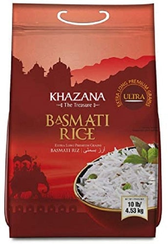Khazana Premium Ultra Extra Long Basmati Rice - 10lb