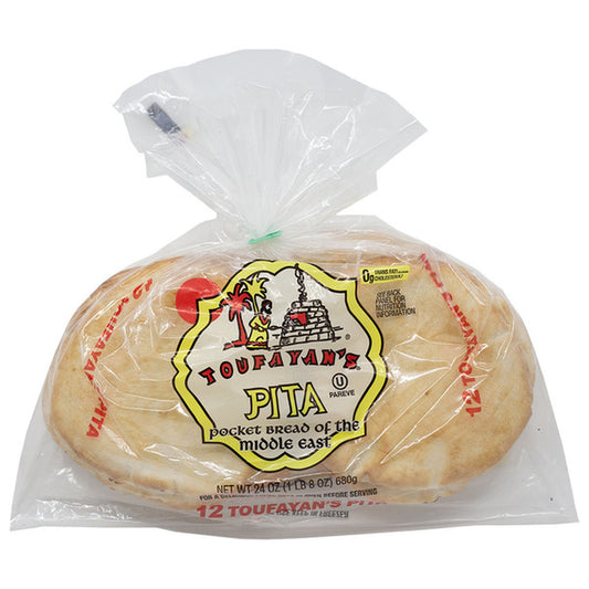 Toufayan  Pita Pocket Bread 680g