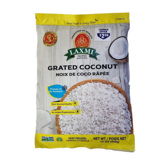 Grated Frozen Coconut 400g (Buy 2 For $6)