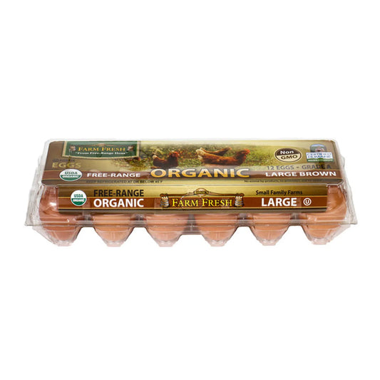 Nature's Yoke Organic LG Brown Eggs (12ct)