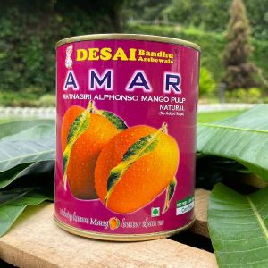Desai Amar Ratnagiri Alphonso Mango Pulp Natural