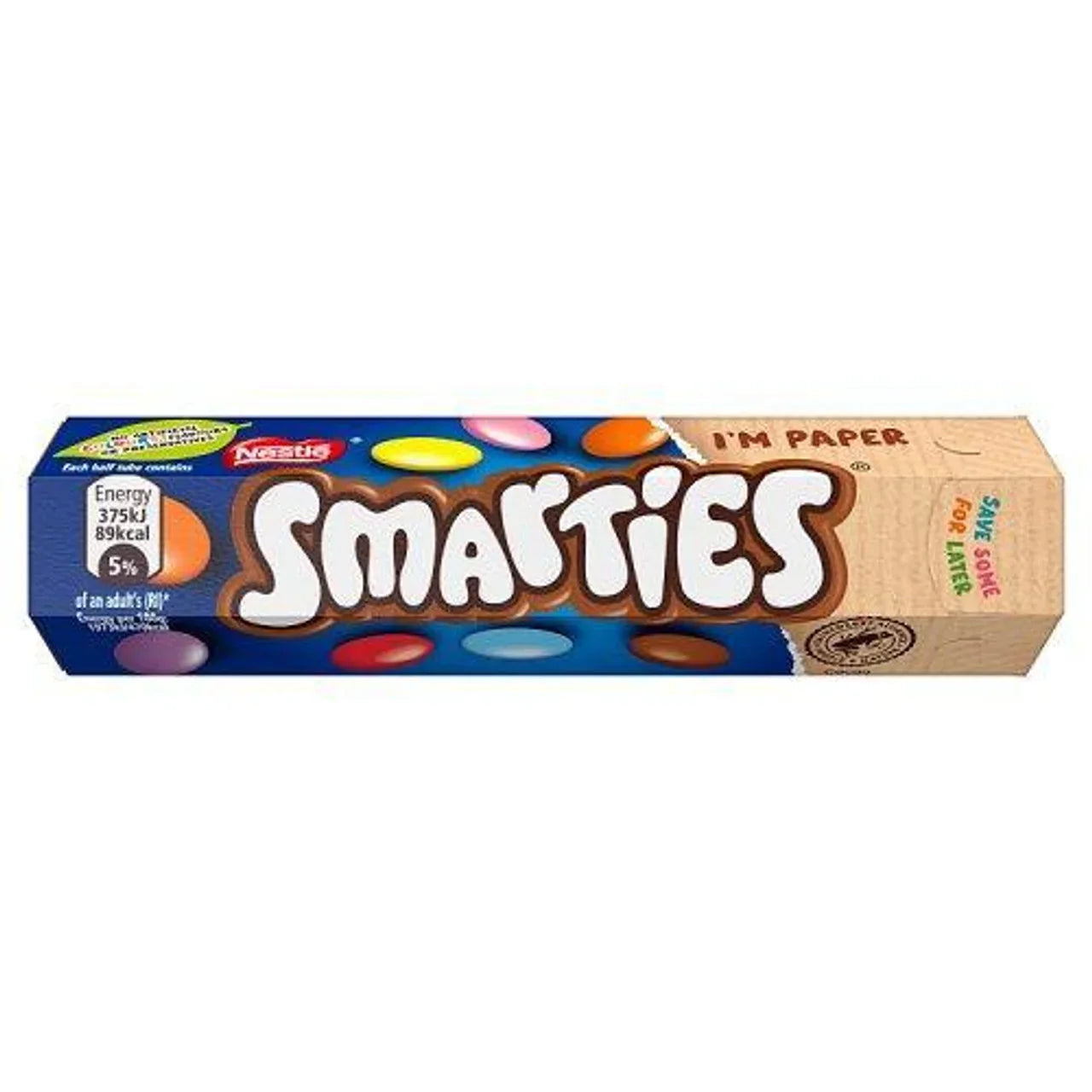 Nestle Smarties Hexatubes 38Gm