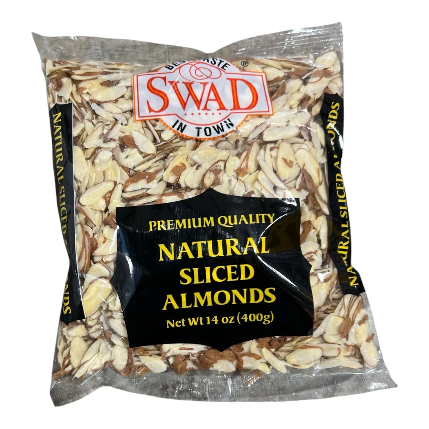 Swad Natural Sliced Almonds - 14 OZ (400 GM)