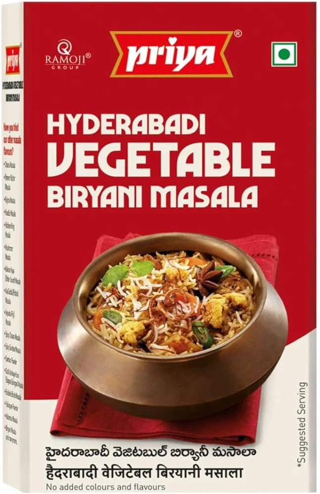 Priya Hyderabadi Vegetable Biryani Masala 50Gm