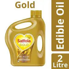 Saffola Gold Edible Vegetable Oil (2 LTR)