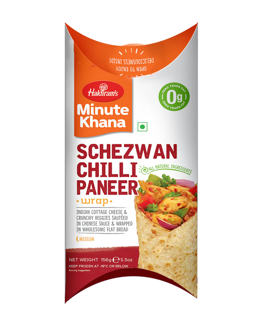Haldiram's Schezwan Chilli Paneer Wrap 156Gm