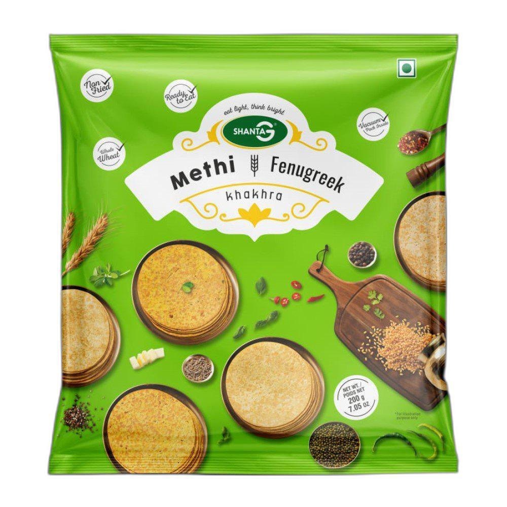 Shanta G Methi Khakhra 200gm