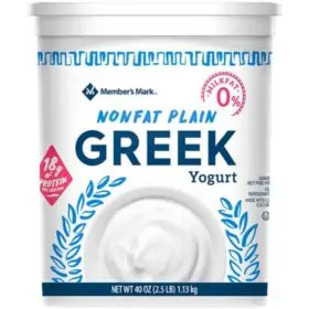 Member's Mark Plain Non-fat Greek Yogurt (40 Oz.)