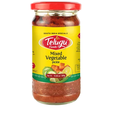 Telugu Mixed Vegetable Pickle ( 300 Gm )