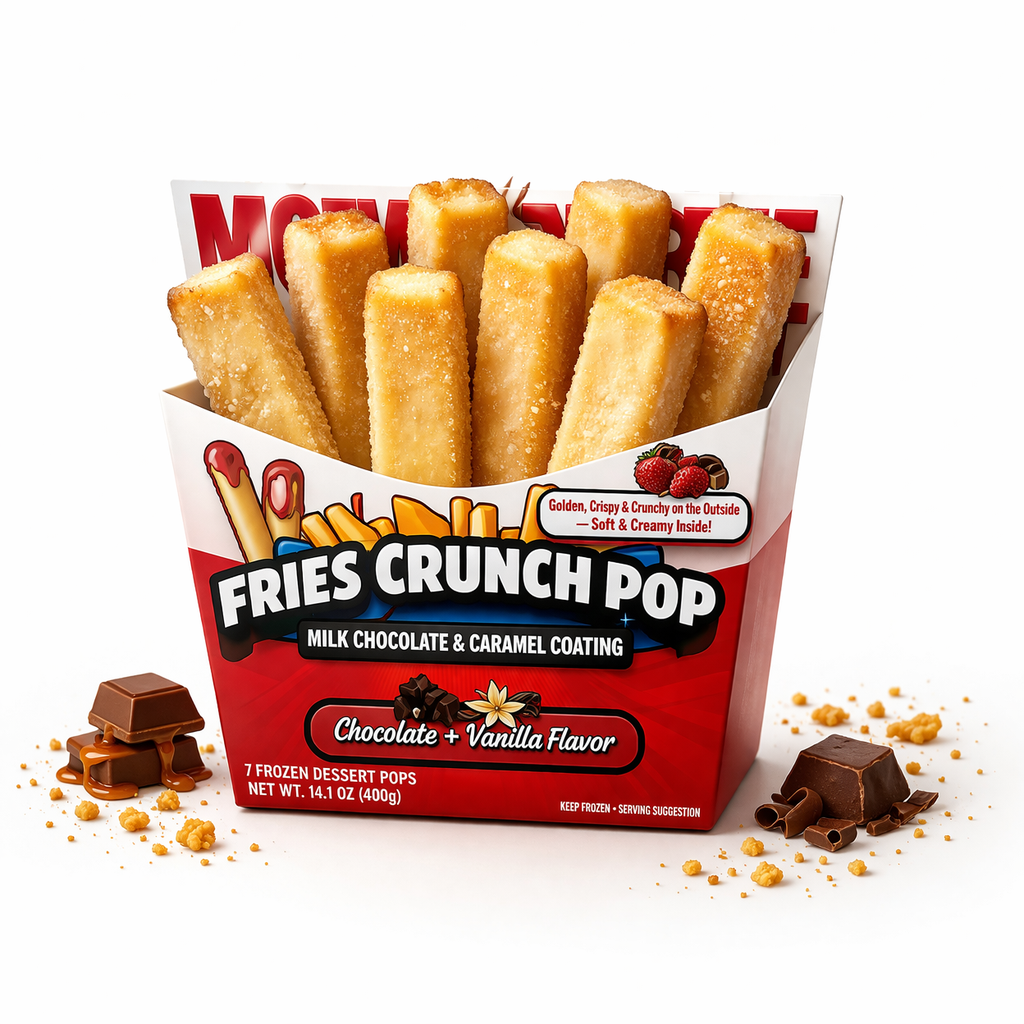 Fries Crunch Pop Viral Ice Cream 61g