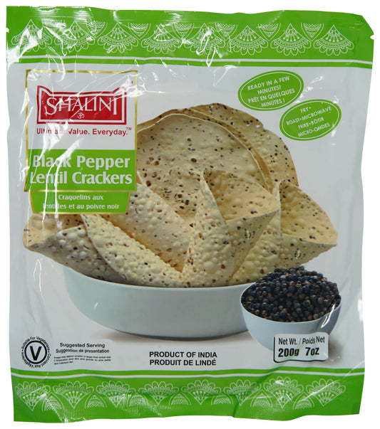 Shalini Black Pepper Papad 200gm