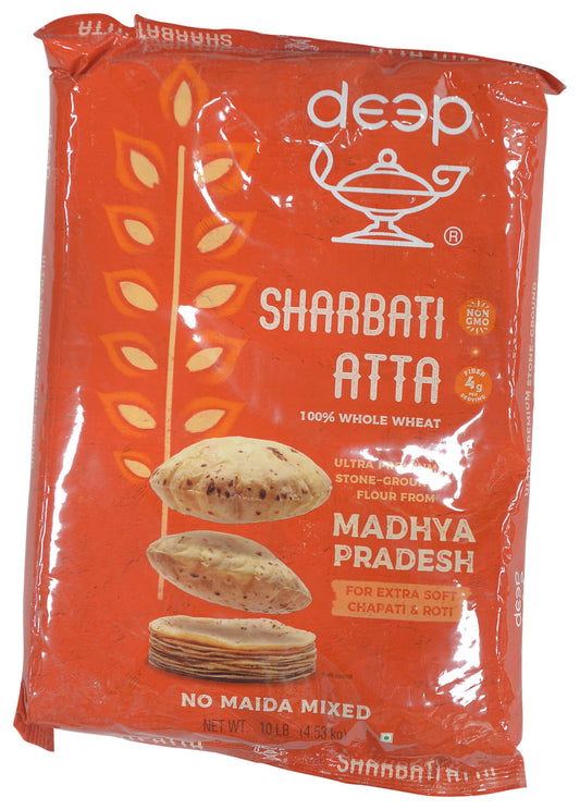 Deep 100% Sharbati Whole Wheat Atta 10LB