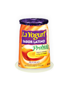 La Yogurt Probiotic Mango Sabor Latino Lowfat Yogurt 6 oz Cup