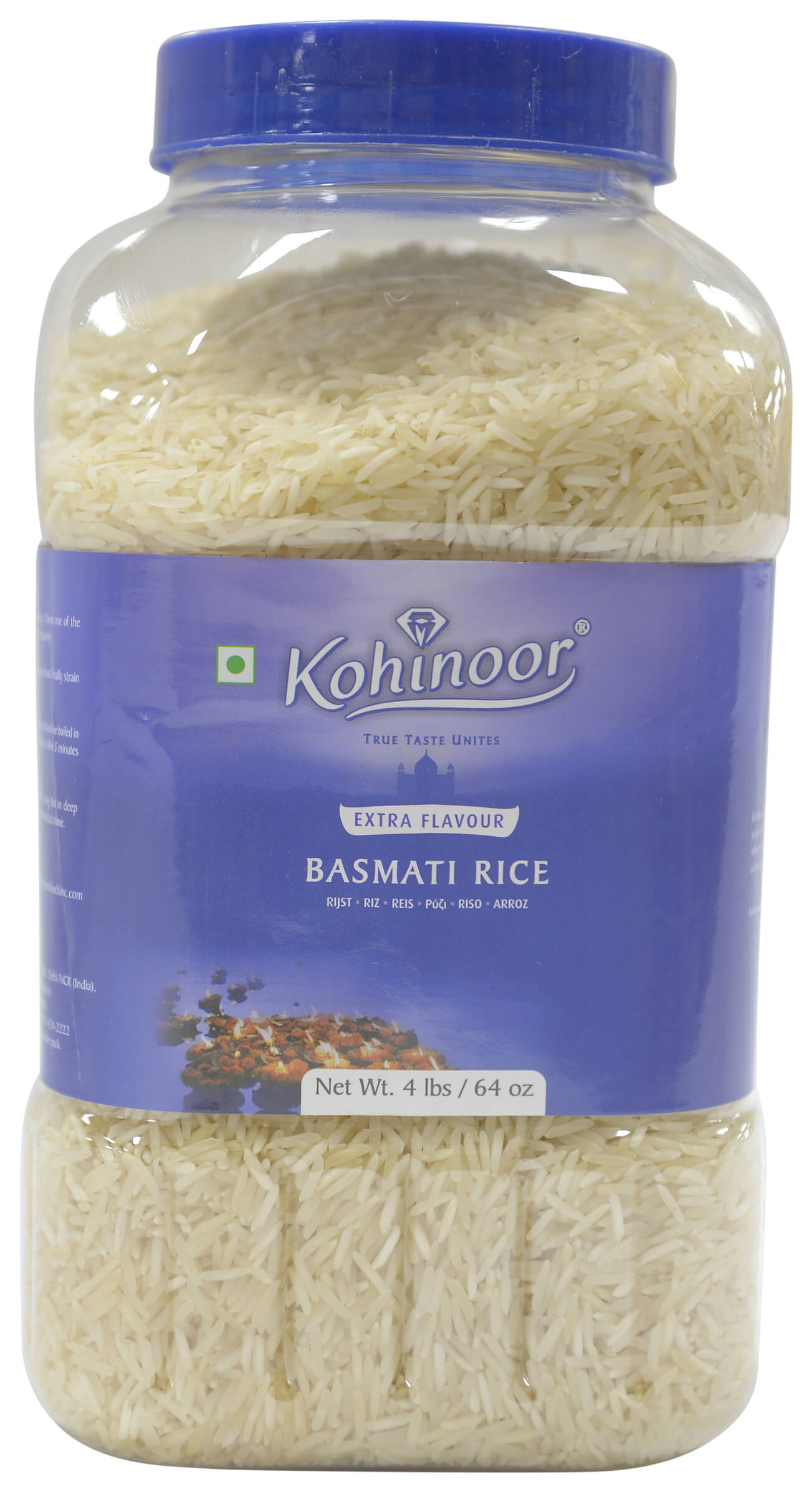 Kohinoor Basmati Rice Jar 4LB– Fresh Central Grocery