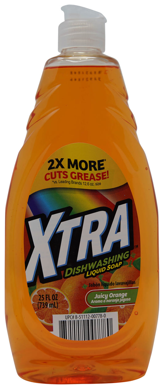 Xtra Juicy Orange Dish Detergent 739ml