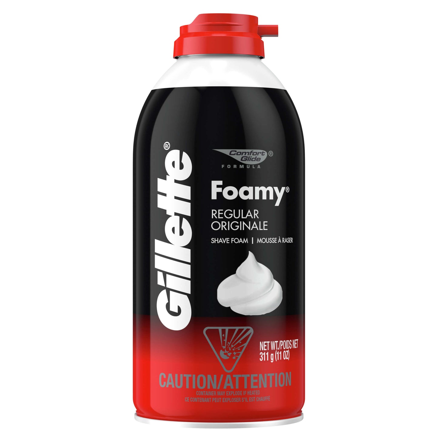 Gillette Foamy Regular Shaving Foam, 11 oz