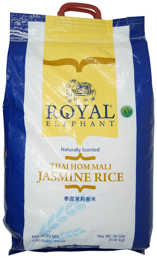 Royal Elephant Jasmine Rice 20 LB