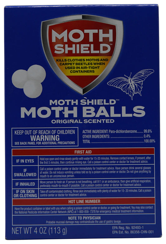Moth Shield Original Moth Balls 4oz