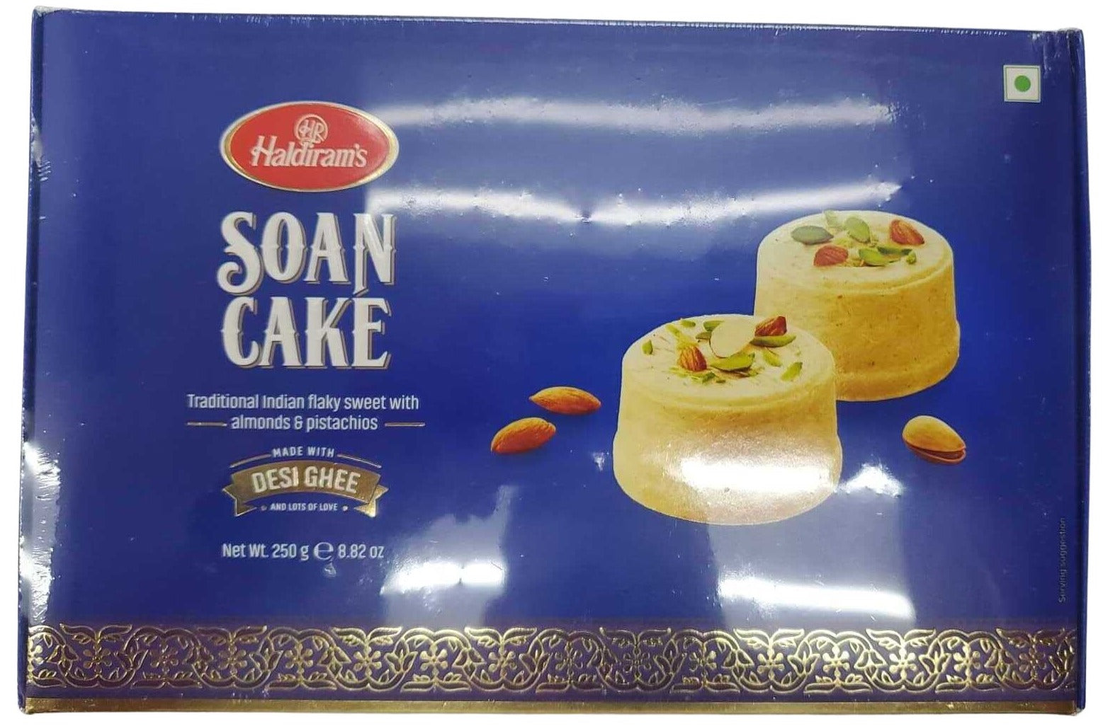 Bikano Soan Cake and Dryfruits Rakhi Gifts