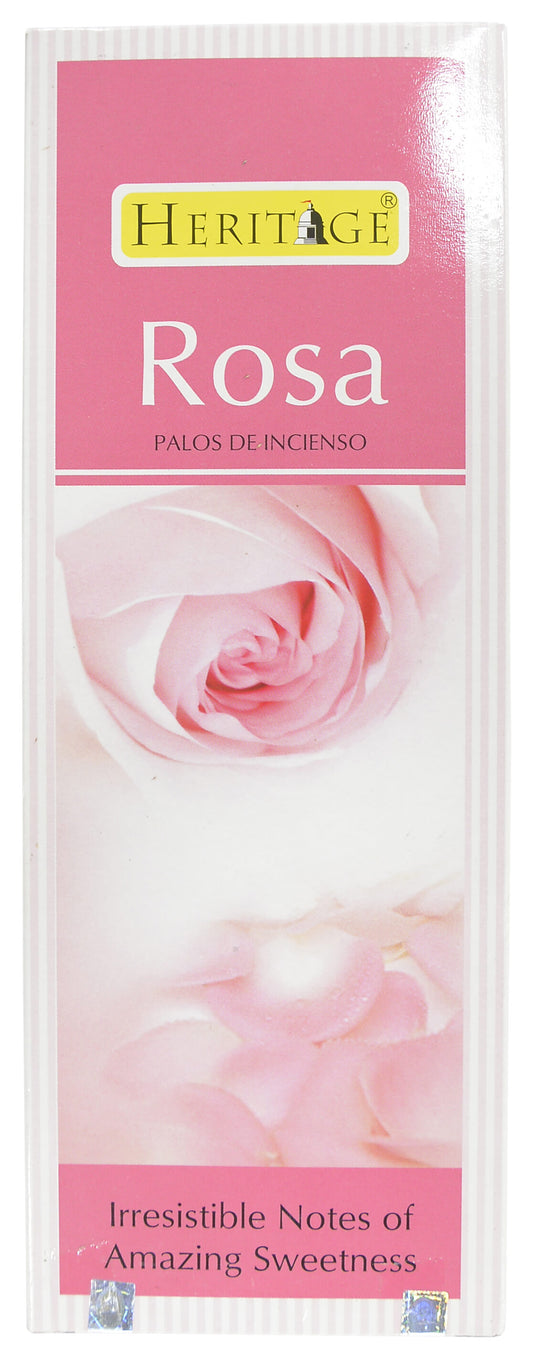 Heritage Rose Incense Sticks Pack Of 6