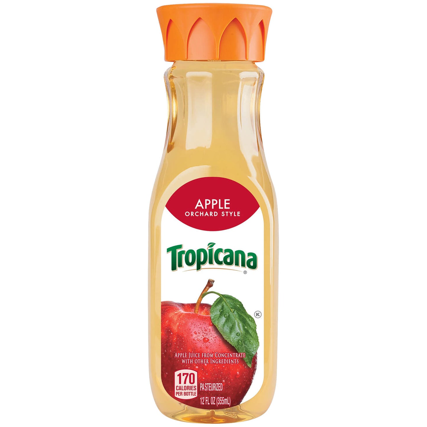 Tropicana Orchard Style 100% Juice Apple 12 Fl Oz Bottle